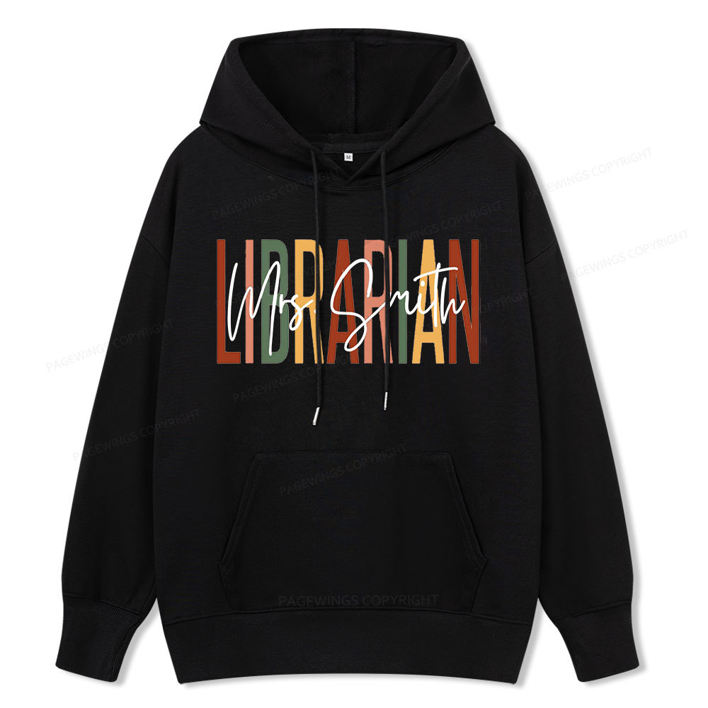 Pagewing Personalized Librarian Unisex Classic Hoodie