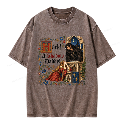 Pagewings Funny Medieval Romantasy Unisex Washed T-shirt