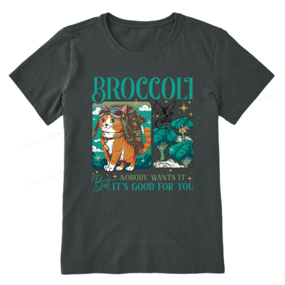 Pagewings Onyx Storm Broccoli Cat Unisex Classic T-shirt