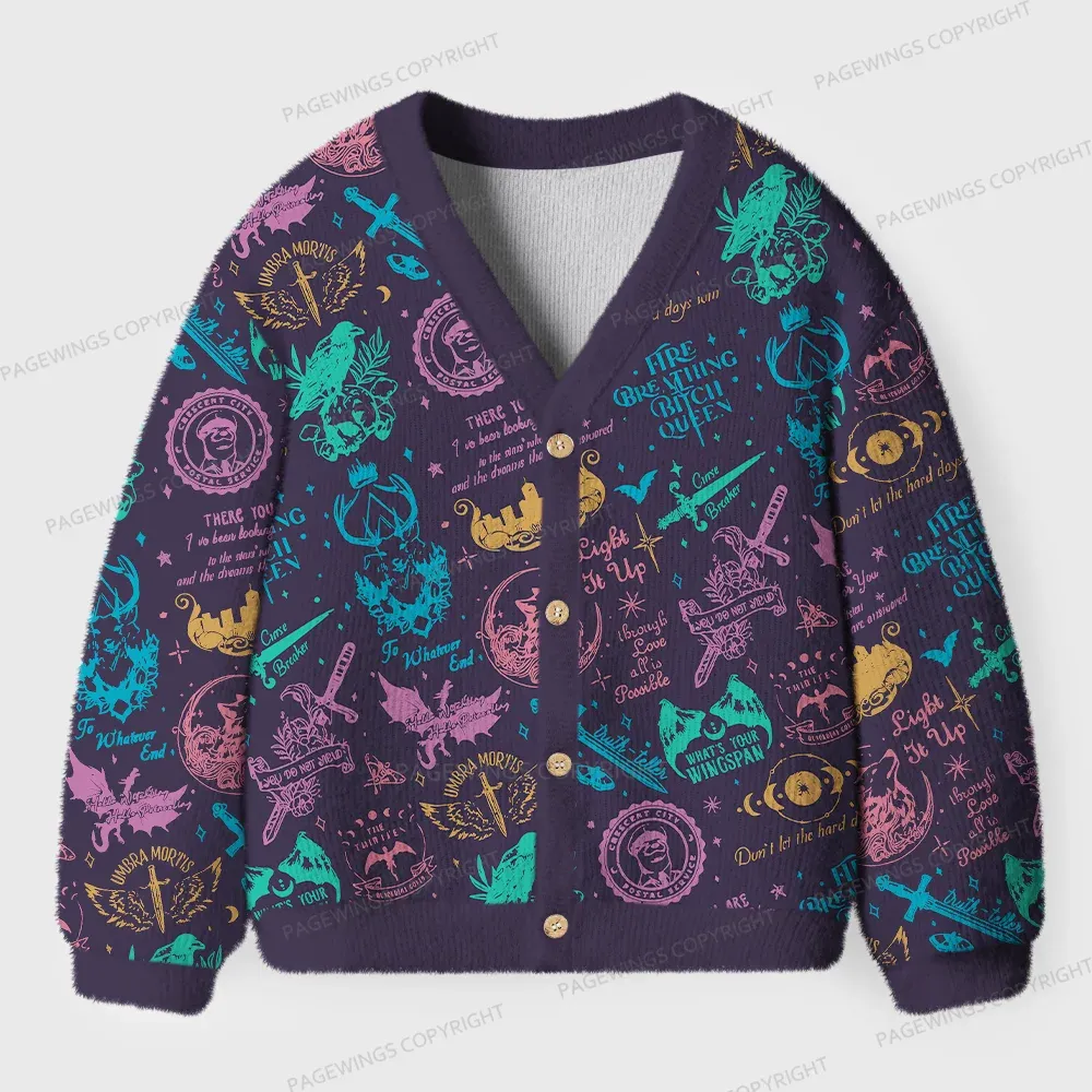 Pagewings Fantasy Unisex Ugly Cardigan Sweaters