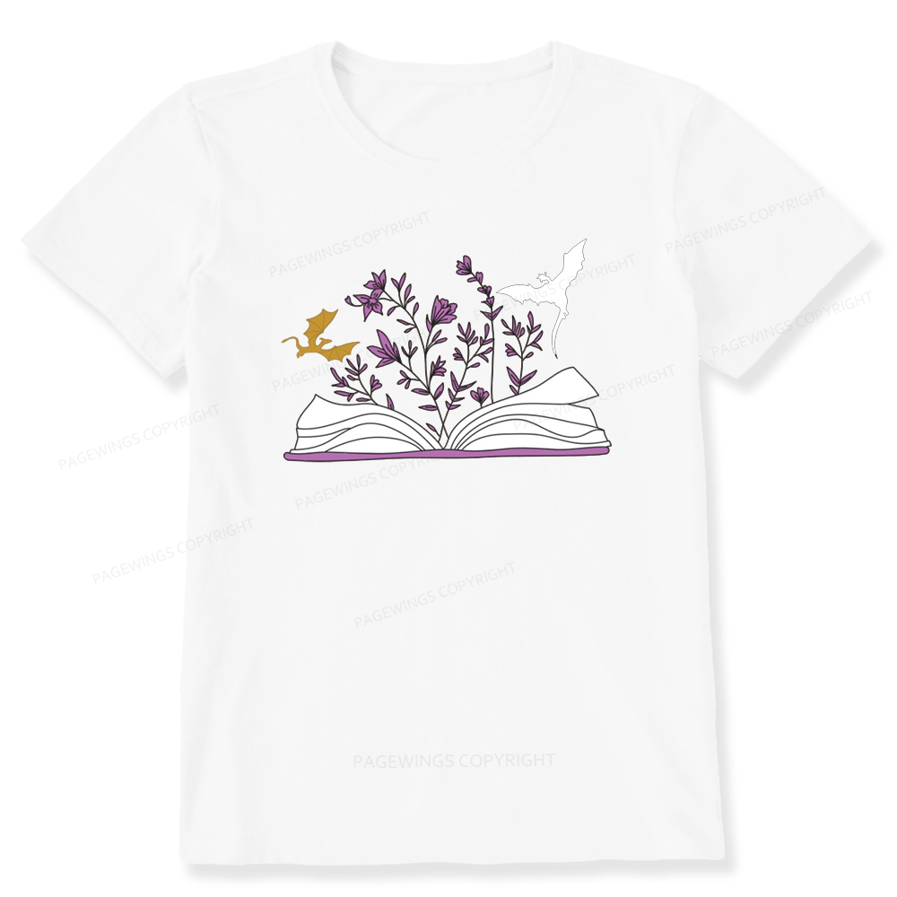 Pagewings The Flying Dragon In The Book Unisex Classic T-shirt