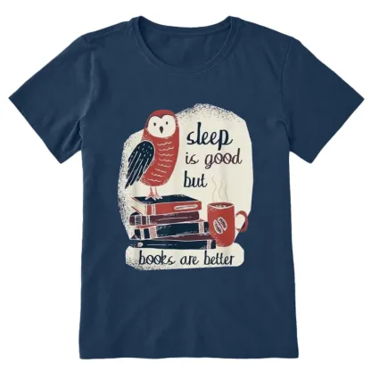 Pagewings Sleep is Good But Book is Better Unisex Classic T-shirt