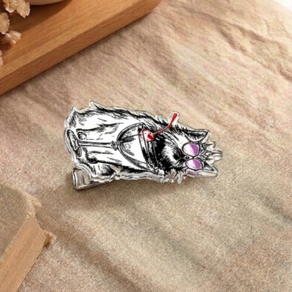 Pagewings Sci fi Lover Acrylic Hair Clip