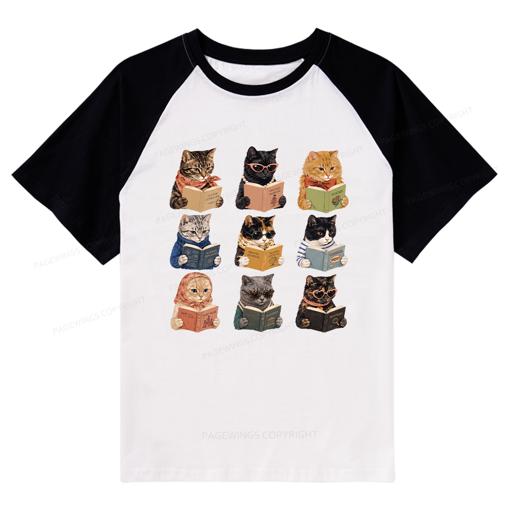Pagewings Fashion Book Lover Raglan T-shirt