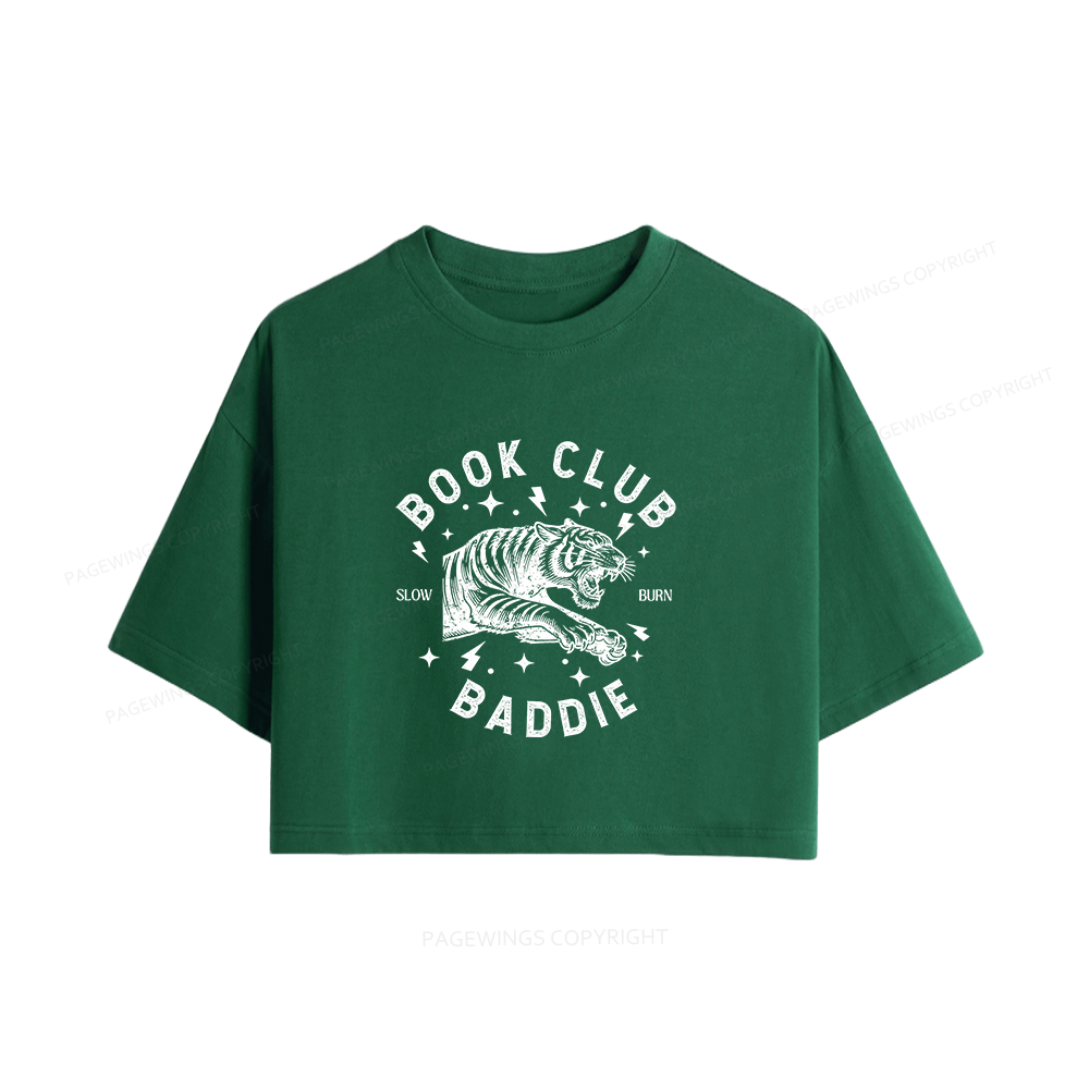Pagewings Book Club Women Crop Tops