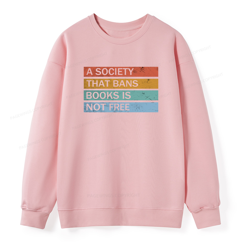 Pagewings Read Banned Books Unisex Classic Sweatshirt