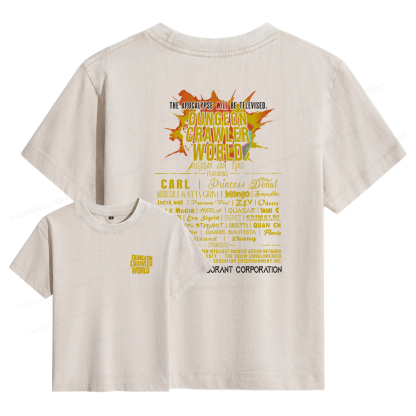 Pagewings Fuel Your Imagination With Sci-Fi World Tour Women's Washed T-shirt