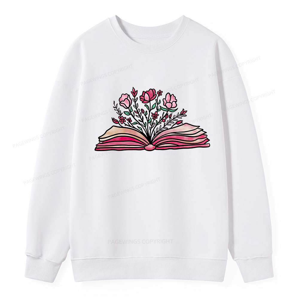 Pagewings Booktrovert Definition Funny Book Lover Png Unisex Classic Sweatshirt