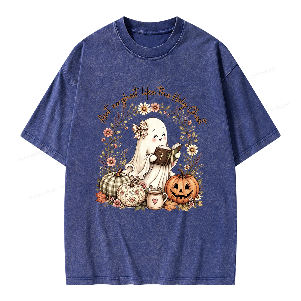 Pagewings Christian Halloween Unisex Washed T-shirt