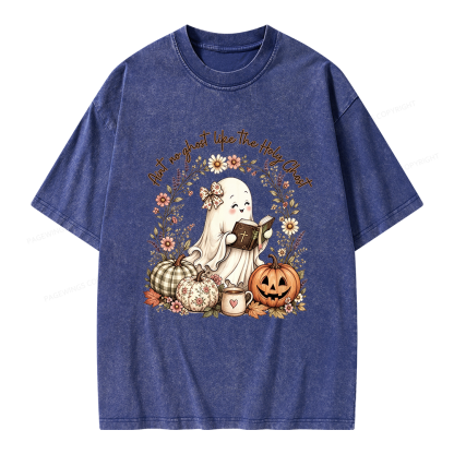 Pagewings Christian Halloween Unisex Washed T-shirt