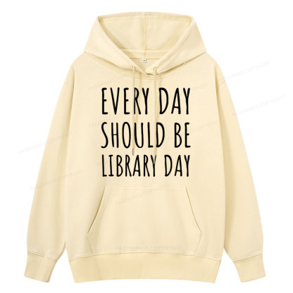 Pagewings Library Day Media Specialist Unisex Classic Hoodie