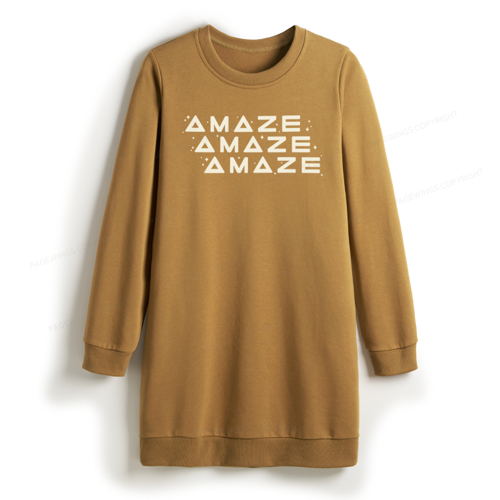 Pagewings Sci Fi Sweatshirt Dress