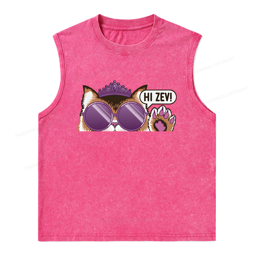 Pagewings Sci-Fi Book Lover Unisex Washed Tank Top