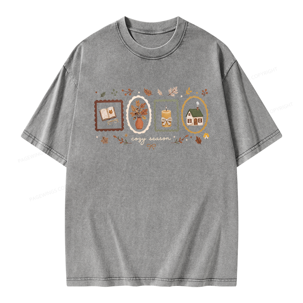 Pagewings Well Read Woman Unisex Washed T-shirt