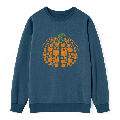 Pagewings Thanksgiving Book Pumpkin Unisex Classic Sweatshirt