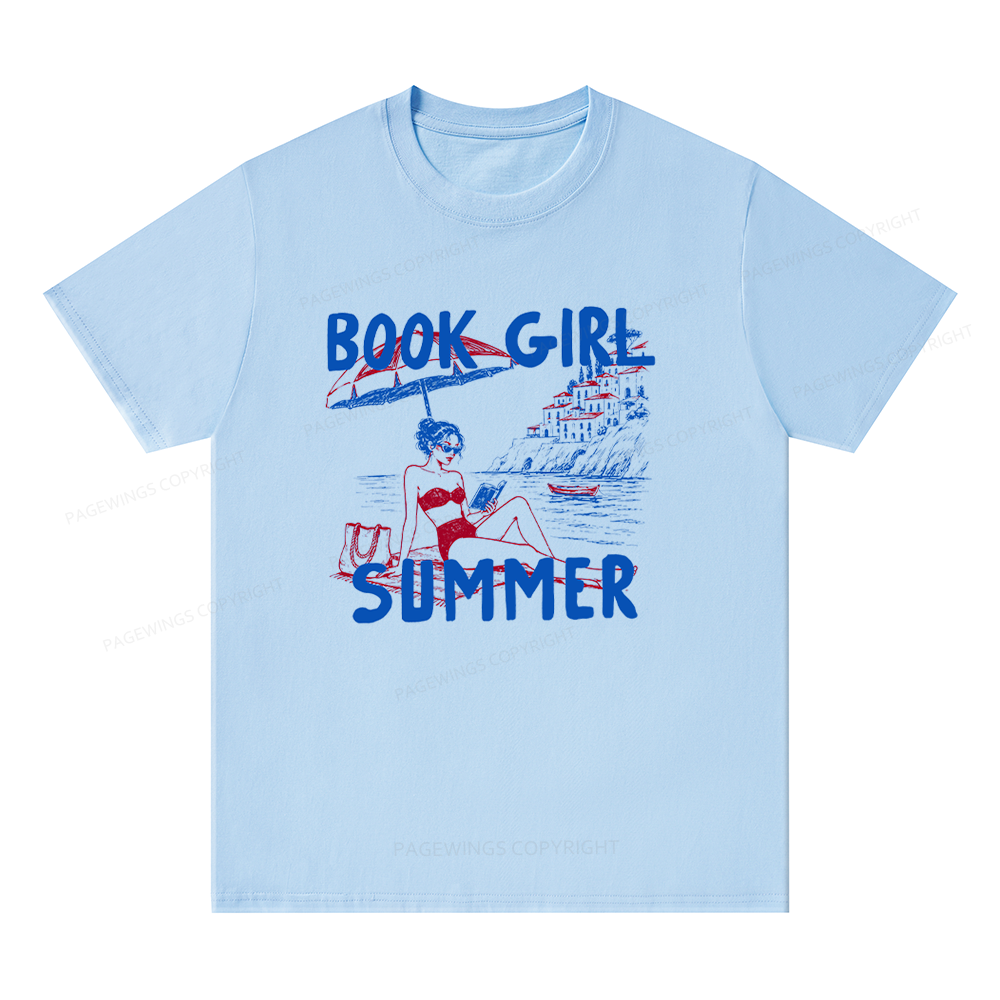 Pagewings Book Girl Summer Unisex Classic T-shirt