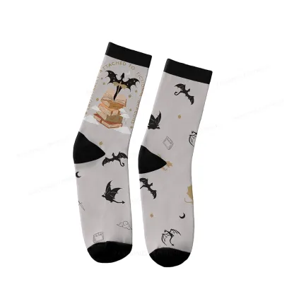 Pagewings Fantasy Romance Reader Gift Romantacy Socks