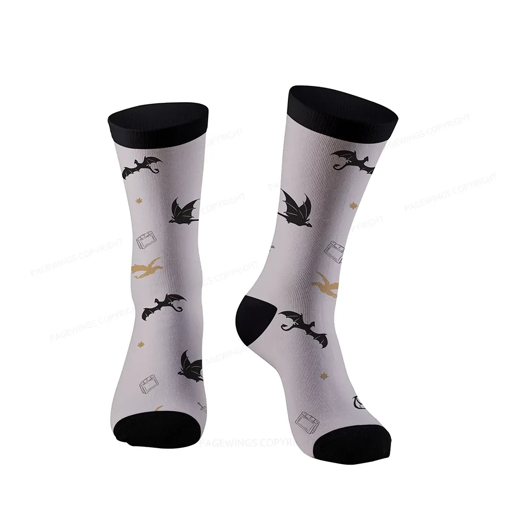 Pagewings Fantasy Romance Reader Gift Romantacy Socks