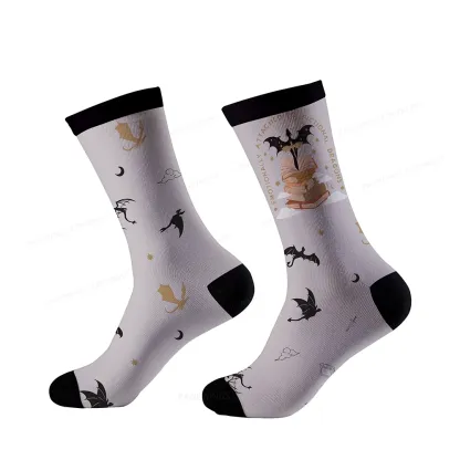 Pagewings Fantasy Romance Reader Gift Romantacy Socks