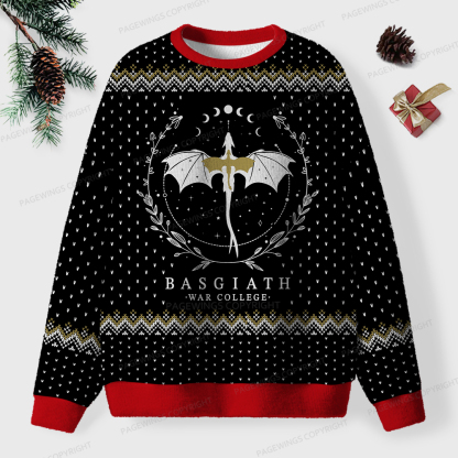 Pagewings Basgiath War College Unisex Ugly Sweatshirt