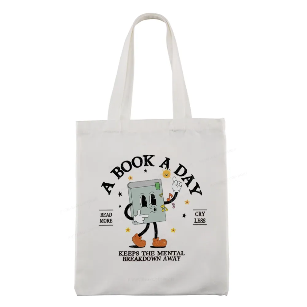 Pagewings A Book A Day Keep The Mental Breakdown Away Tote Bag
