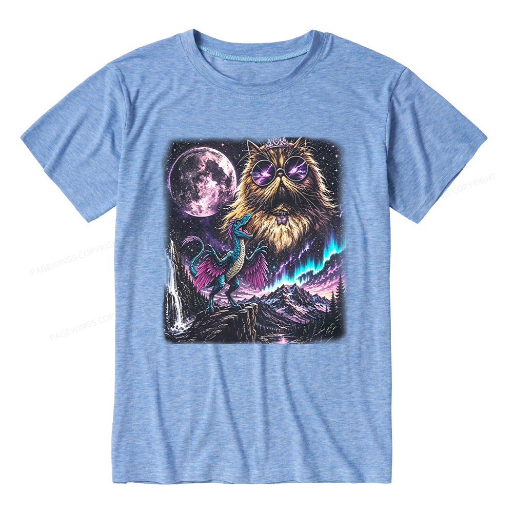Pagewings Sci Fi Books Lover Unisex Heather T-Shirt