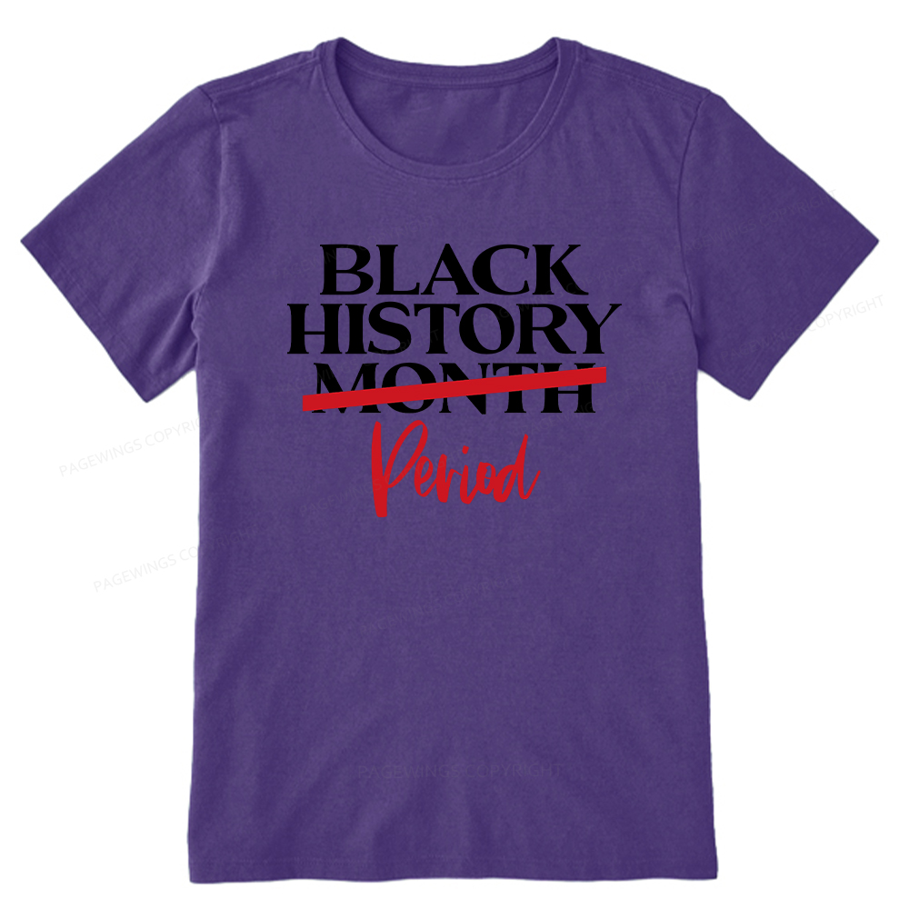 Pagewings Black History Month Period Unisex Classic T-shirt