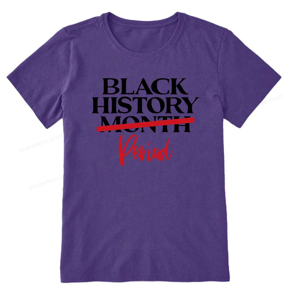 Pagewings Black History Month Period Unisex Classic T-shirt