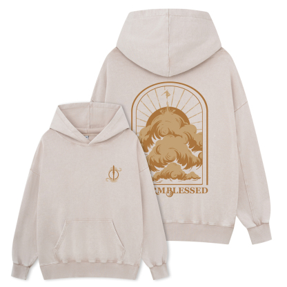 Pagewings Stormblessed Unisex Washed Hoodie