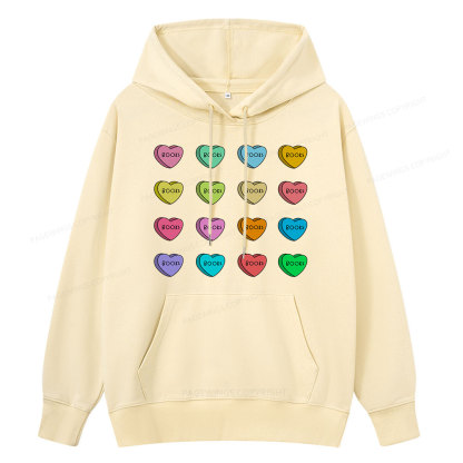 Pagewings Valentine's Day Librarian Unisex Classic Hoodie