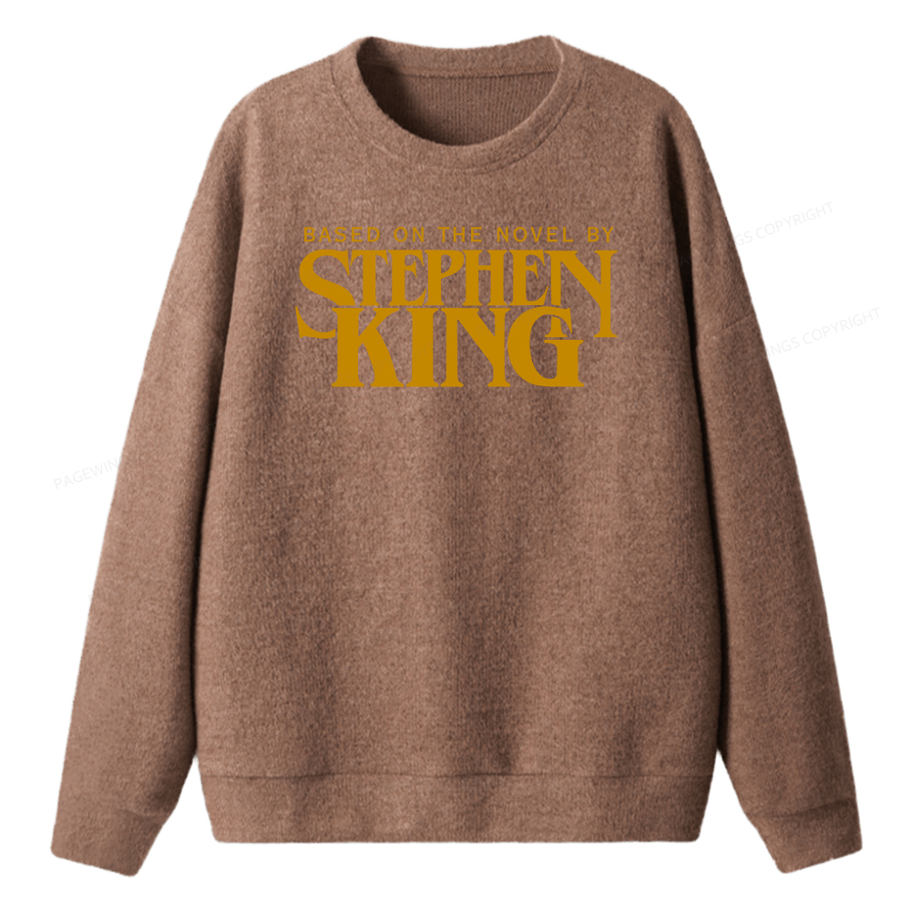 Pagewings Based On A Novel By Stephen King Unisex Knit Sweatshirt