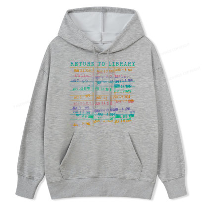 Pagewing Vintage Library Rainbow Unisex Classic Hoodie