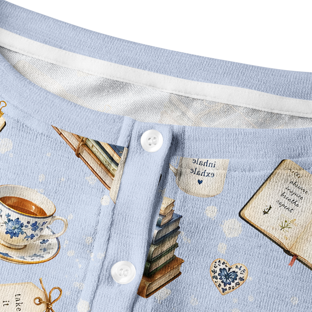 Pagewings Bookish Crew Neck Cardigan Sweaters
