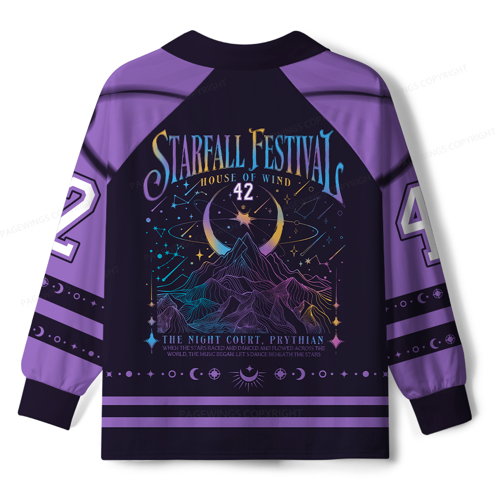 Pagewings Starfall Festival Unisex Long Sleeve Jersey