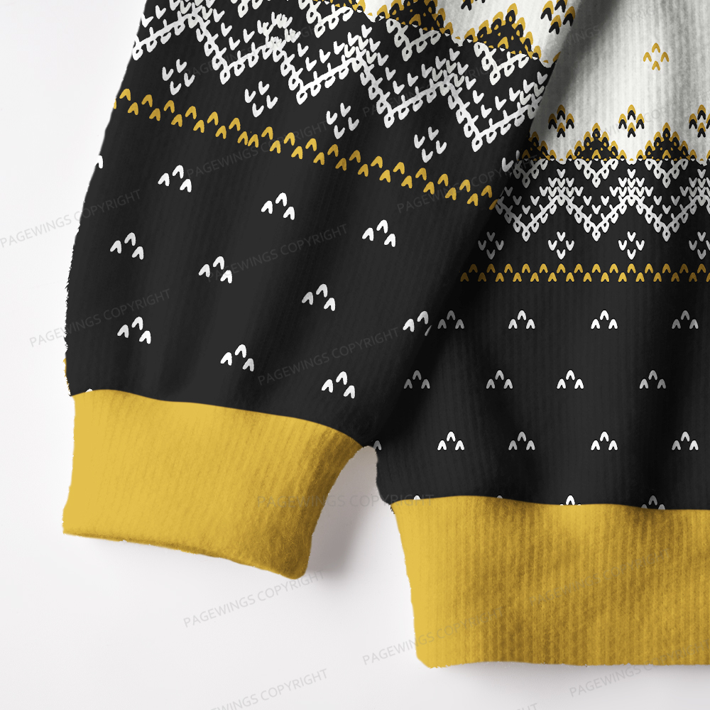 Pagewings Make Orwell Fiction Again Unisex Ugly Knit Sweatshirt
