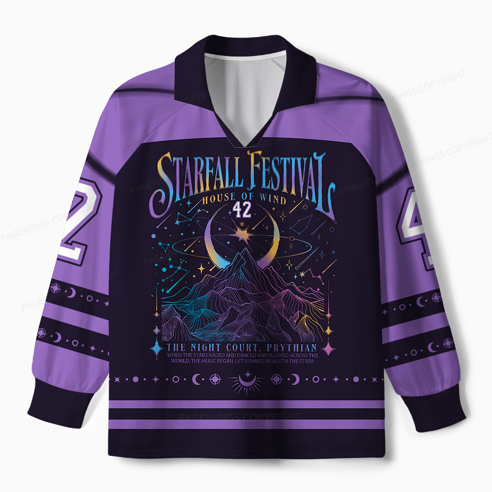 Pagewings Starfall Festival Unisex Long Sleeve Jersey