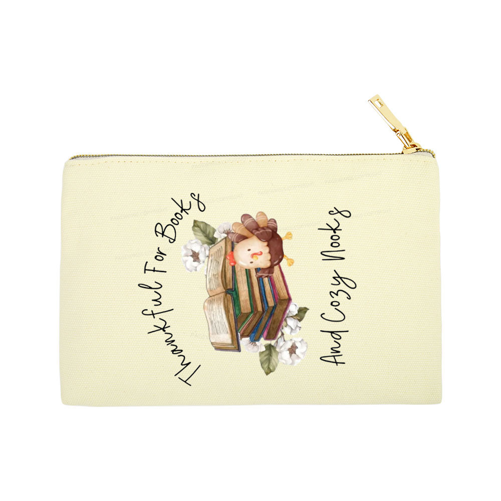 Pagewings Thankful For Books And Cozy Nooks Pouch