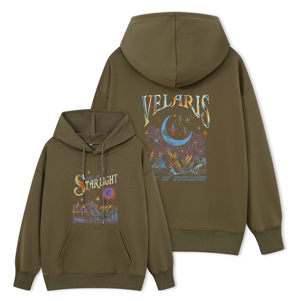 Pagewings Velaris City Of Starlight ACOTAR Two-Sided Unisex Classic Hoodie