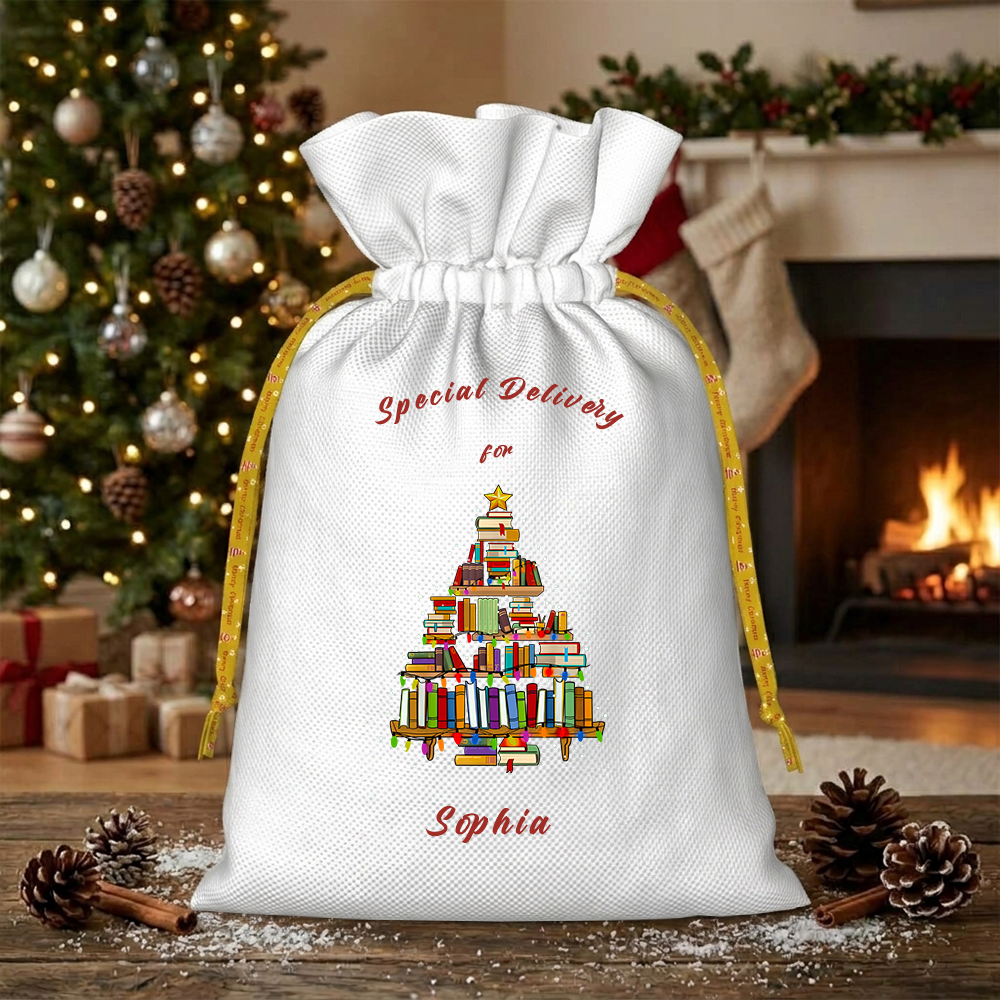Pagewings Personalized Christmas Tree Christmas Santa Sack