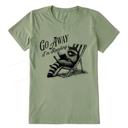 Pagewings Funny Raccoon Book Lover Tshirt Unisex Classic T-shirt