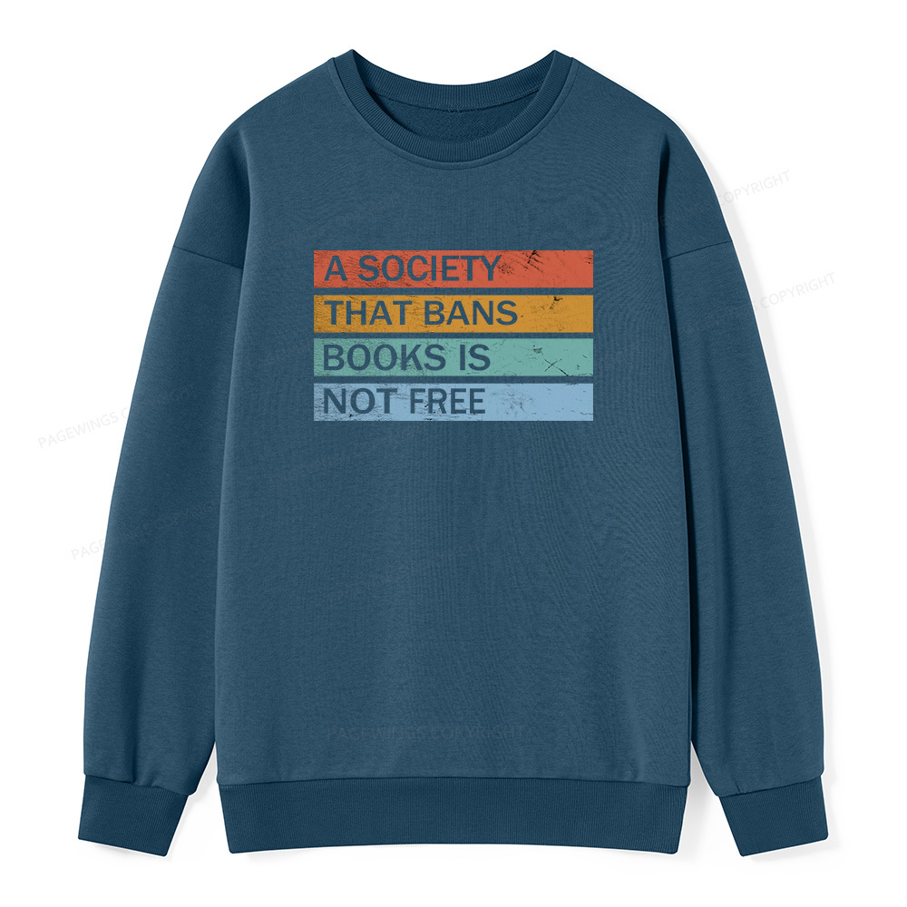 Pagewings Read Banned Books Unisex Classic Sweatshirt
