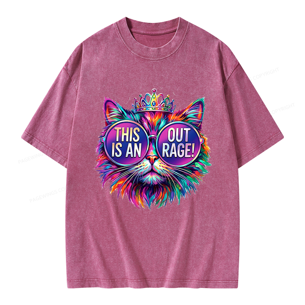 Pagewings Sci-Fi Book Lover Unisex Washed T-shirt