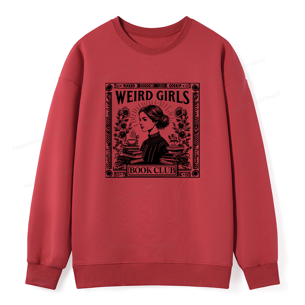 Pagewings Weird Girls Book Club Unisex Classic Sweatshirt