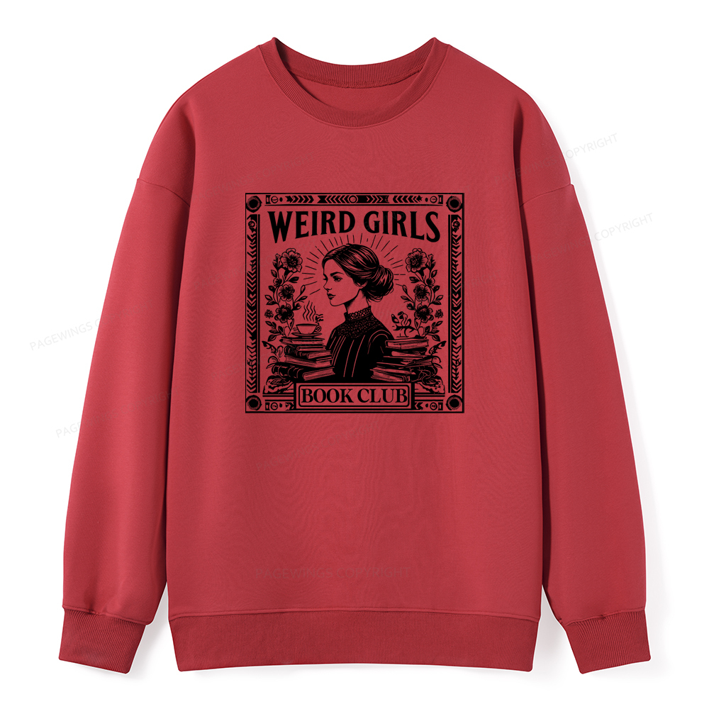 Pagewings Weird Girls Book Club Unisex Classic Sweatshirt