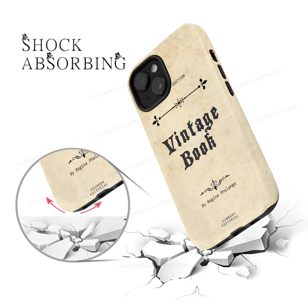Pagewings Vintage Book Phone Case
