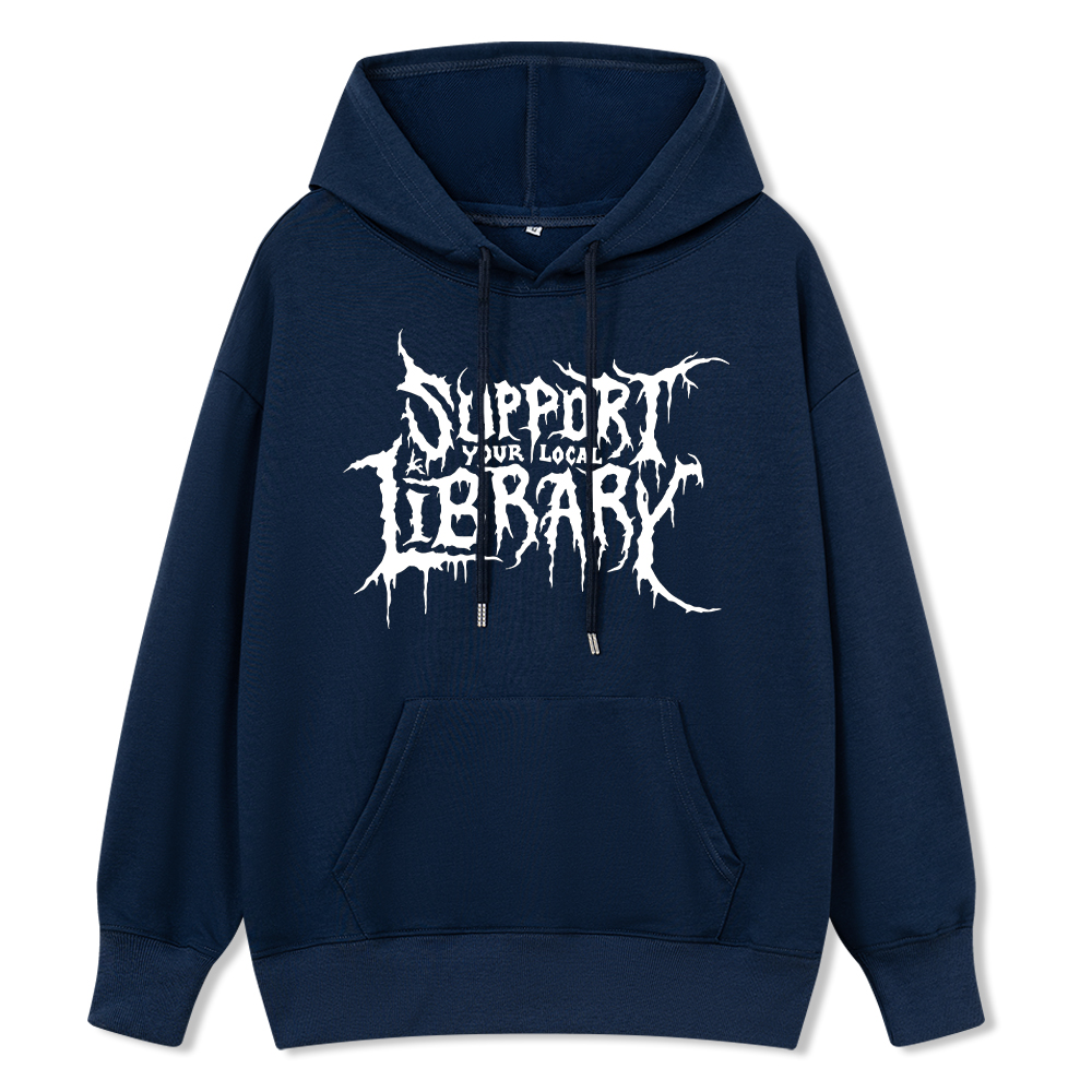 Pagewings Support Your Local Library Unisex Classic Hoodie