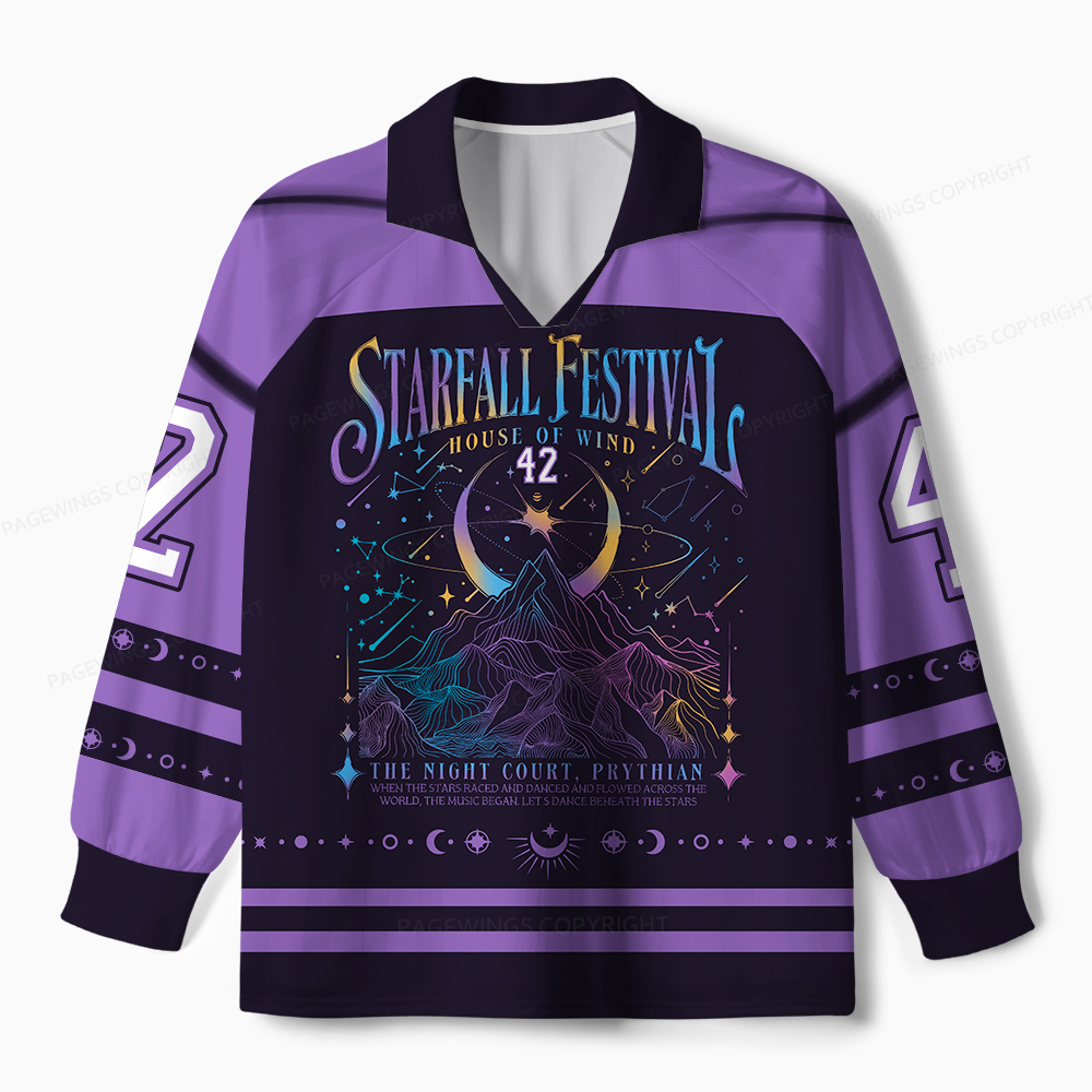 Pagewings Starfall Festival Unisex Long Sleeve Jersey
