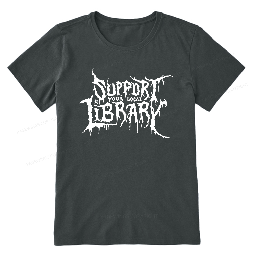 Pagewings Support Your Local Library Unisex Classic T-shirt