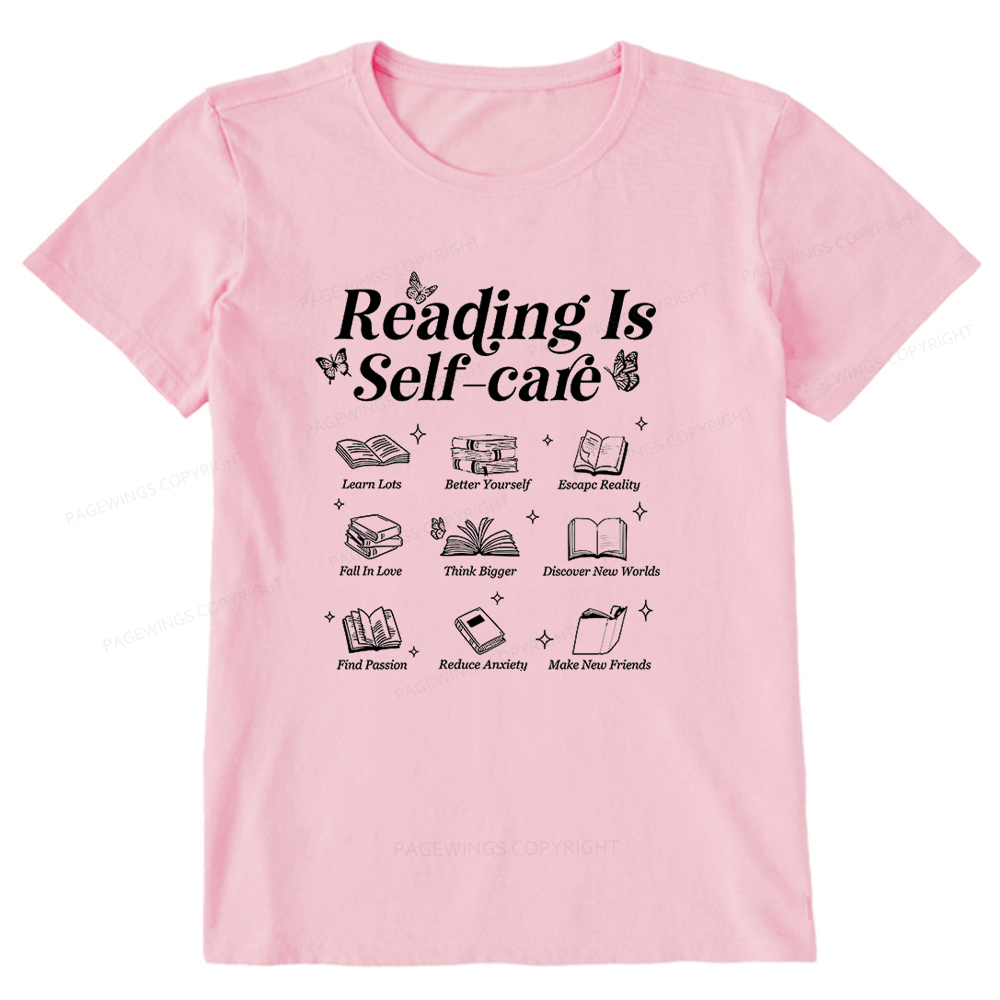 Pagewings Reading Is Self Care Unisex Classic T-shirt