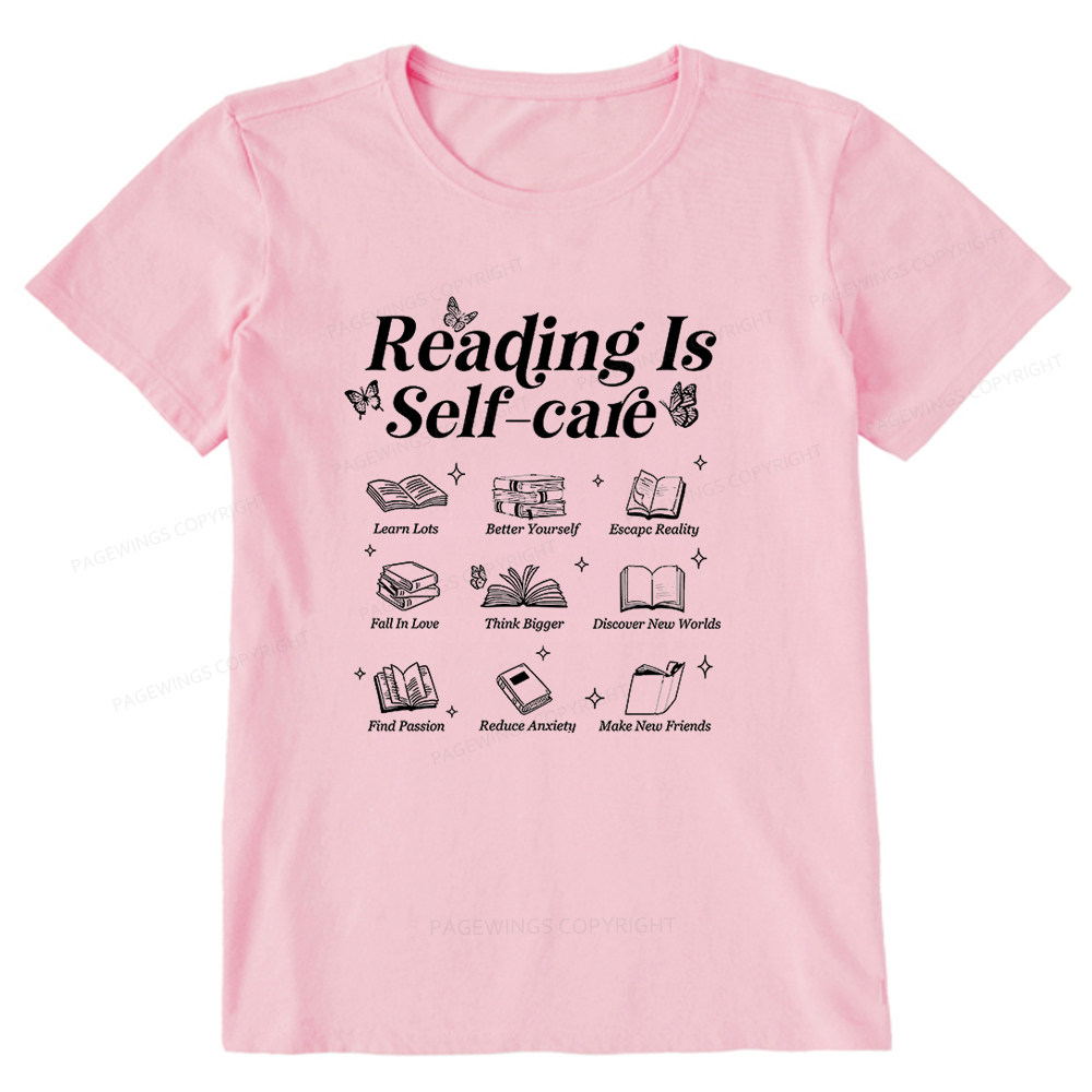 Pagewings Reading Is Self Care Unisex Classic T-shirt